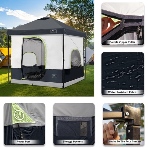 1010canopy and Camping Cube (Black)