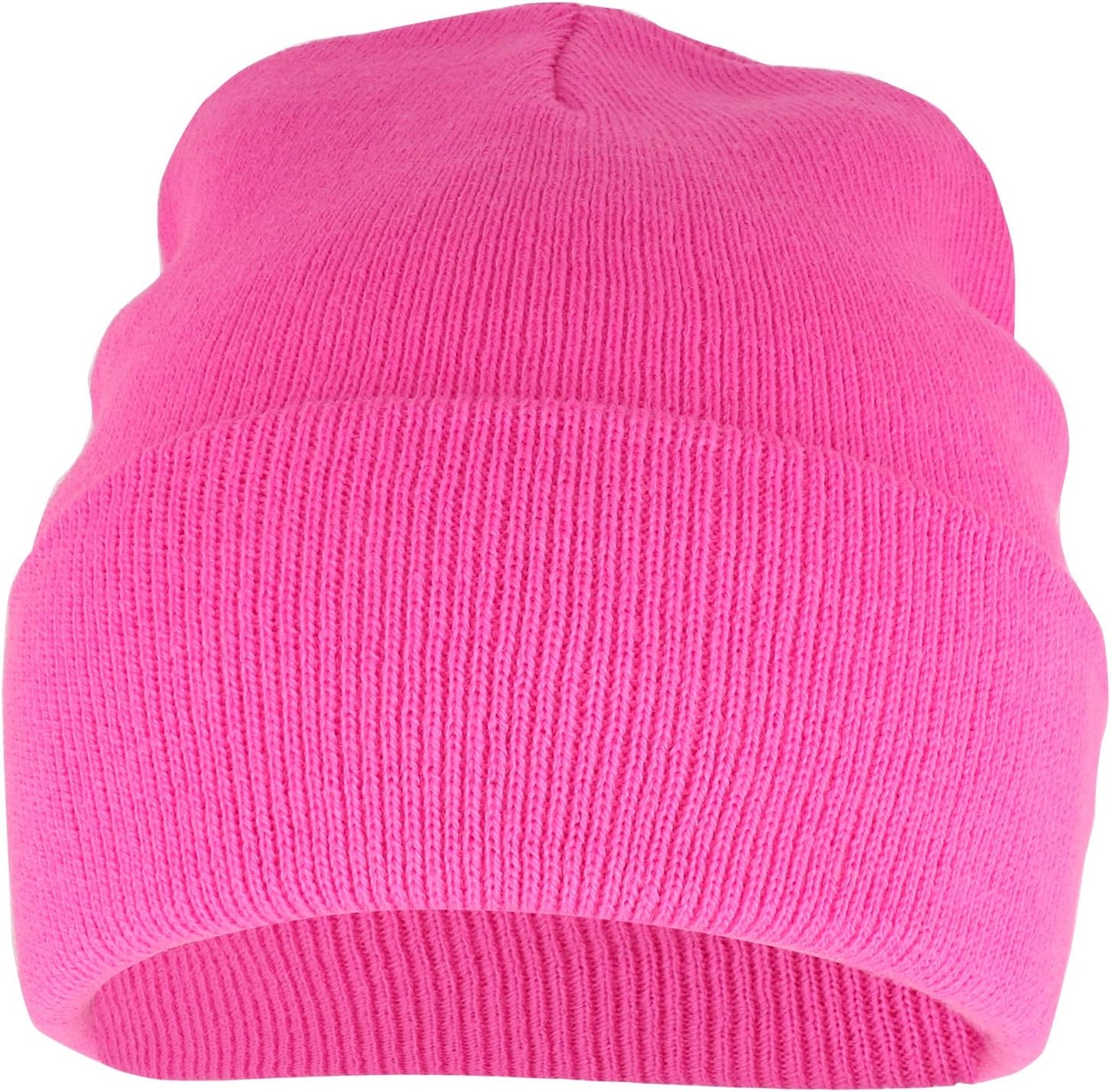 Armycrew High Visibility Neon Color Cuff Long Winter Beanie Hat