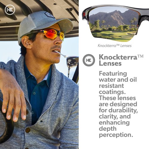 Knockaround Flight Paths Sunglasses for Men and Women - Performance Lenses with Full UV400 Protection, Lava