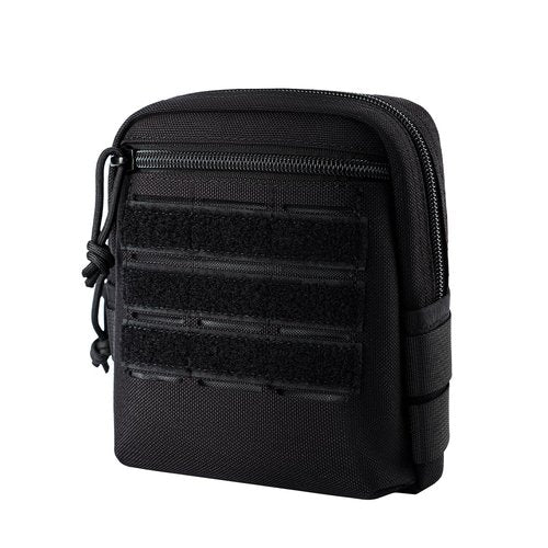 TACNEX MOLLE Duty Belt Pouch Men's Tactical Utility EDC Pouch Range Gear Carry Waist Bag Small Items Storage Phone Pockets for Backpack Vest Police Military Hunting Camping Hiking Black