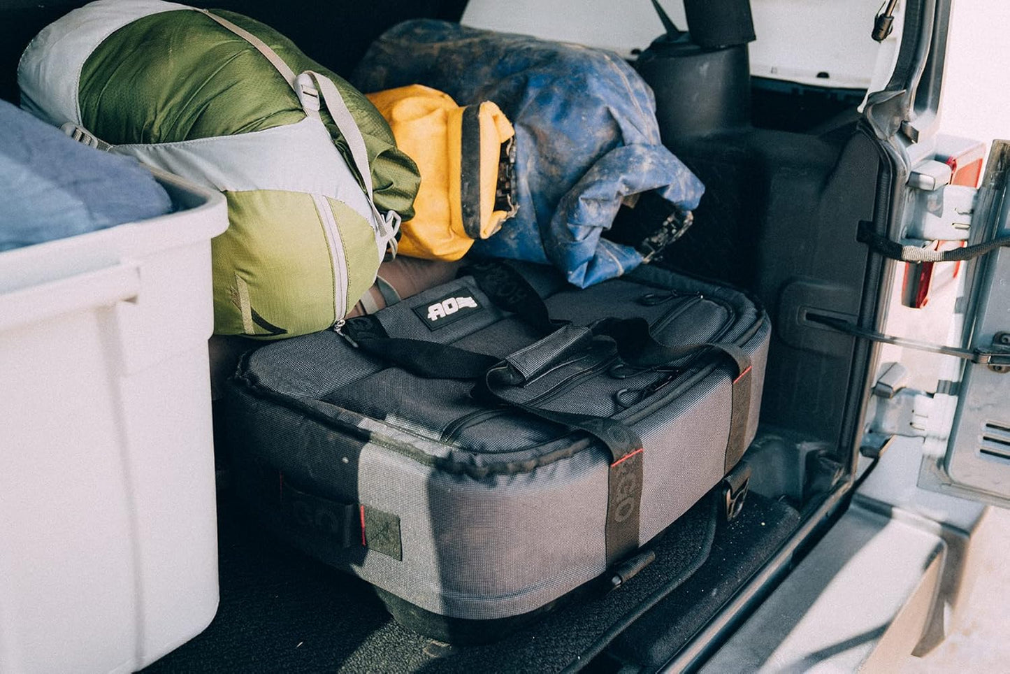 AO Coolers Stow 'n Go Canvas Soft-Sided Cooler, Low Profile and Leak Proof, Insulated for 24-Hour Cold, Black, 38-Can