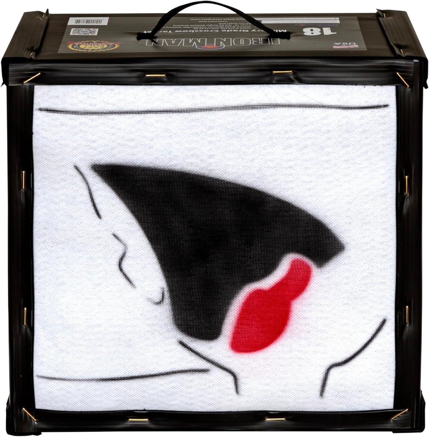 BIGshot Iron Man 18" High Compression Archery Field Point Target - Backyard, Camp and Discharge for Crossbows, Compounds, Traditional Bows and Airbows.