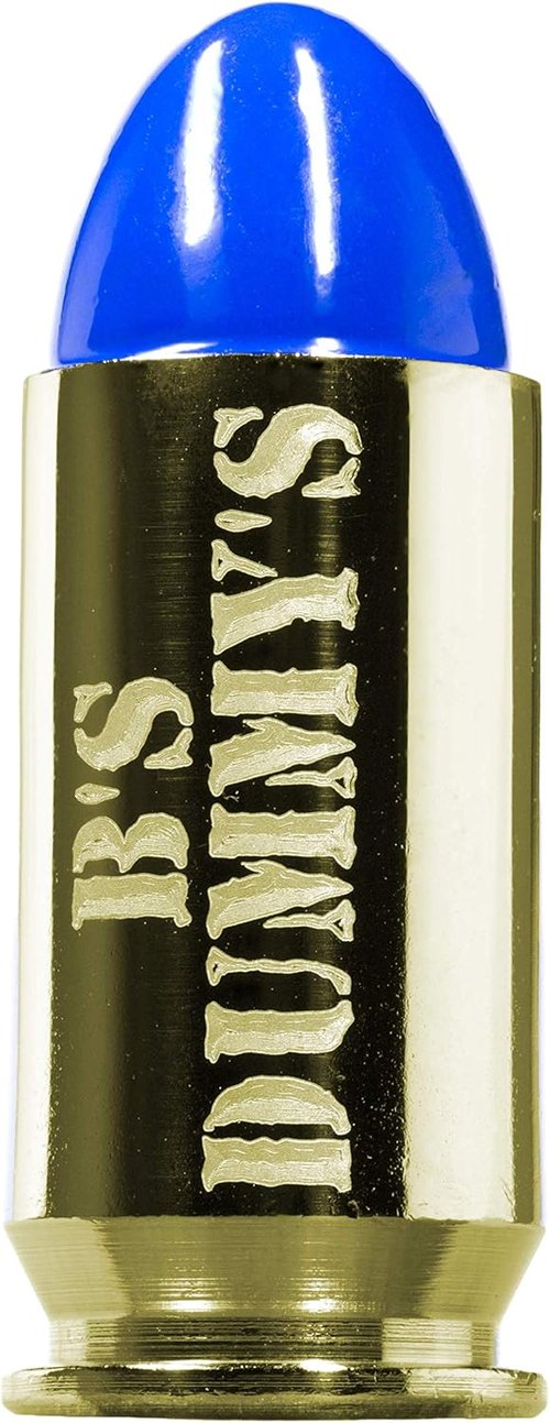 B's Dry Fire Snap Caps - A.K.A. B's Dummy's - Dummy .45 ACP Training Caps (5 Pack) (Blue Brass)