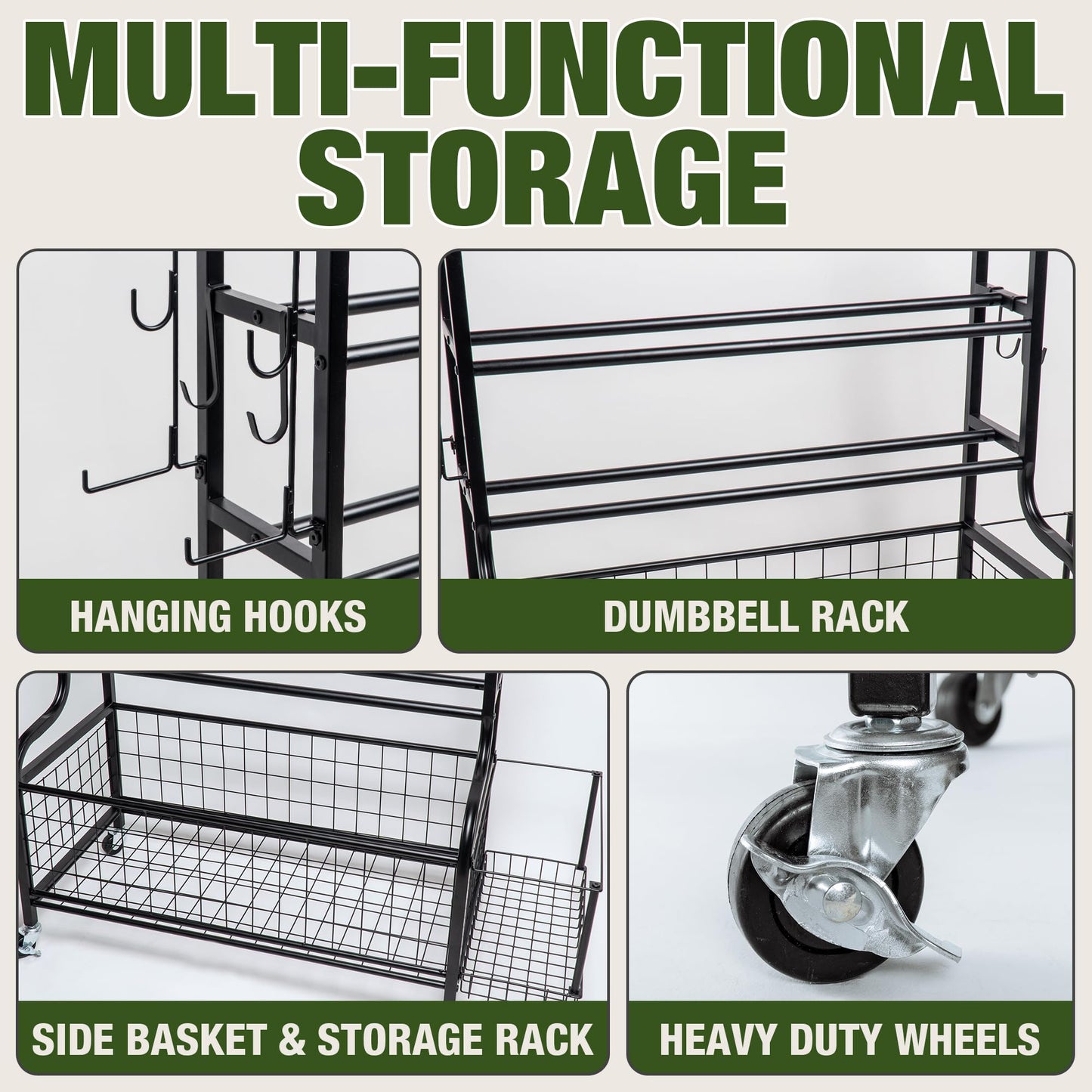 HOMESTEAD Dumbbell Storage Rack