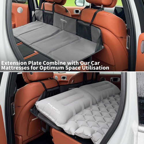 Portable Air Mattresses for Sleeping,Car Rear Seat Mattress Extension Plate,Folding Car Bed Mattress,Increase Travel Trunk Space & Car Bed Camping Space for Car/SUV/Model Y/3-Camping Essential ﻿