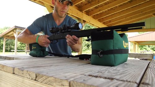 Caldwell DeadShot Boxed Combo Front and Rear Bag with Durable Construction and Water Resistance for Outdoor, Range, Shooting and Hunting