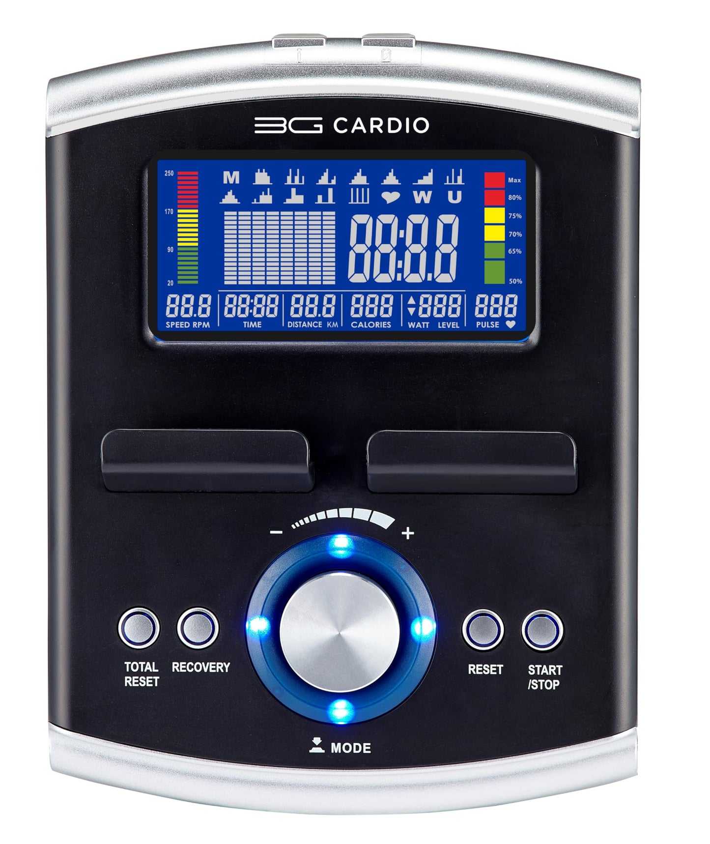 3G Cardio Elite EM X Elliptical Trainer Machine with 18”- 23” Adjustable Stride, Small Space Saving 49.2” Footprint, FreeSync™ FTMS Smart HD Connectivity, 350LB Max Weight, 5 Year Parts Warranty.