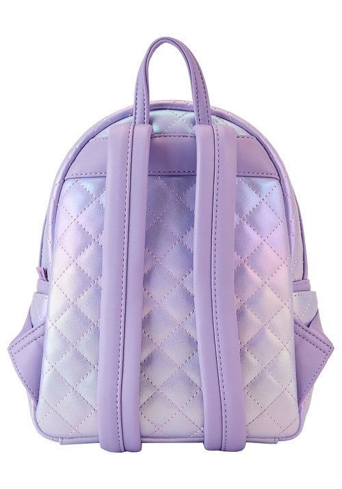 Loungefly BTS Logo Iridescent Purple Mini Backpack