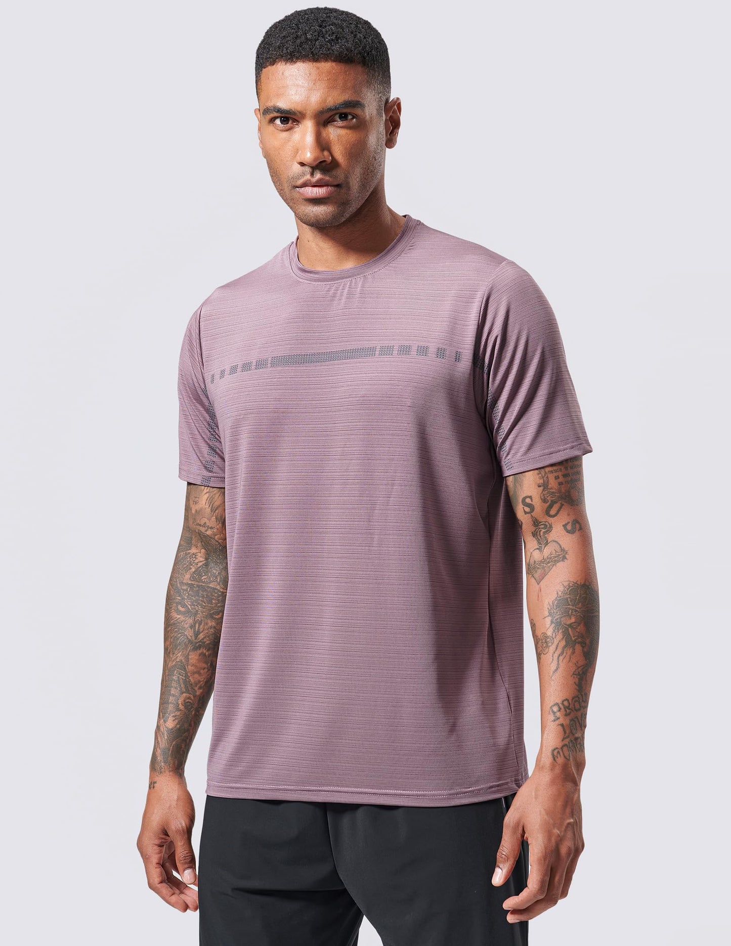 5 Pack Men’s Active Quick Dry Crew Neck T Shirts | Athletic Running Gym Workout Short Sleeve Tee Tops Bulk (Set 12, 4X-Large)