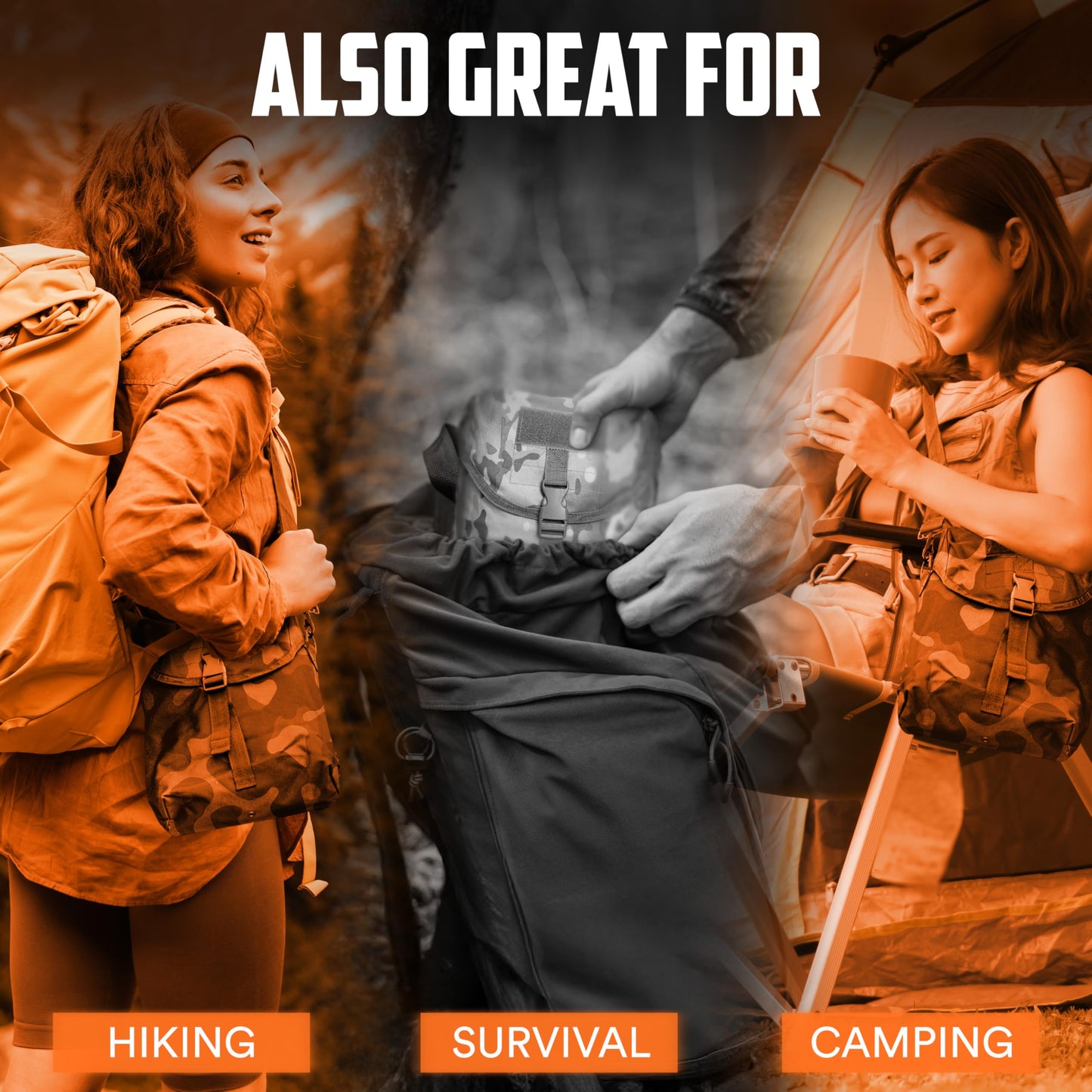 Gas Mask Pouch Bag Respirator-Gear Survival Emergency Professional Equipment (Pouch) - MIRACAM