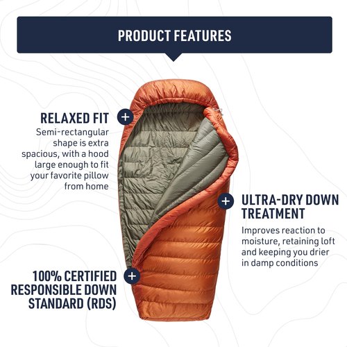 Sea to Summit Basecamp Down Sleeping Bag, 15-Degree, Regular