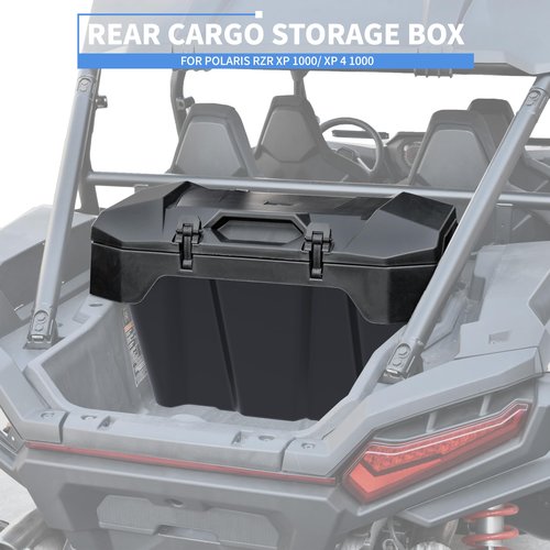 UTVSXPERT 82QT Forward Cargo Storage Box for Polaris RZR XP/XP 4 1000, Waterproof Poly Forward Cargo Storage Bin for Polaris RZR 1000 Accessories, Replace #2889611