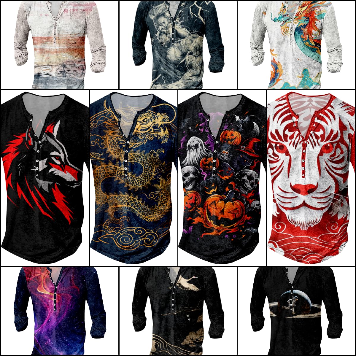 Graphic Tees Men Fashion Print Long Sleeve T Shirt Slim Fit Breathable Summer Tee Comfy Vintage Modest White,XL