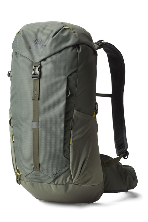 Gregory Zulu 28L Lt Plus Size Unisex Hiking/Backpacking Pack, Freefloat Hipbelt, Internal Hydration Sleeve For Water Bladder, (Reservoir Not Included), Plus Size, Forage Green