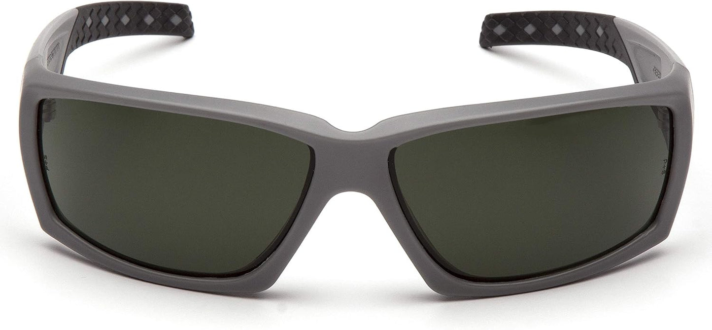 Venture Gear Overwatch Shooting Safety Sunglasses, Forest Gray Anti-Fog Lens
