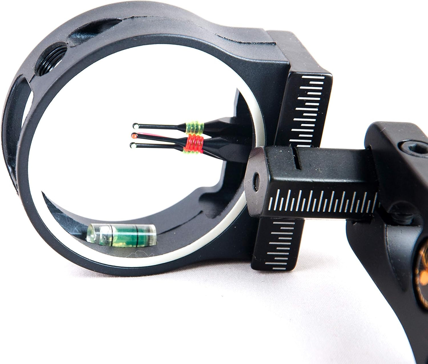 TOPOINT 3-Pin Bow Sight - Durable Fiber & Brass Pins, Right/Left Hand Compatible