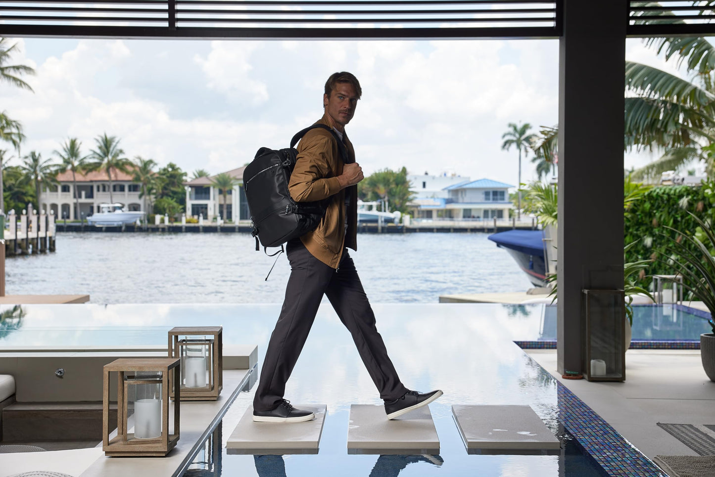 Aroma360 Hotel Collection Smart Travel Backpack - Black