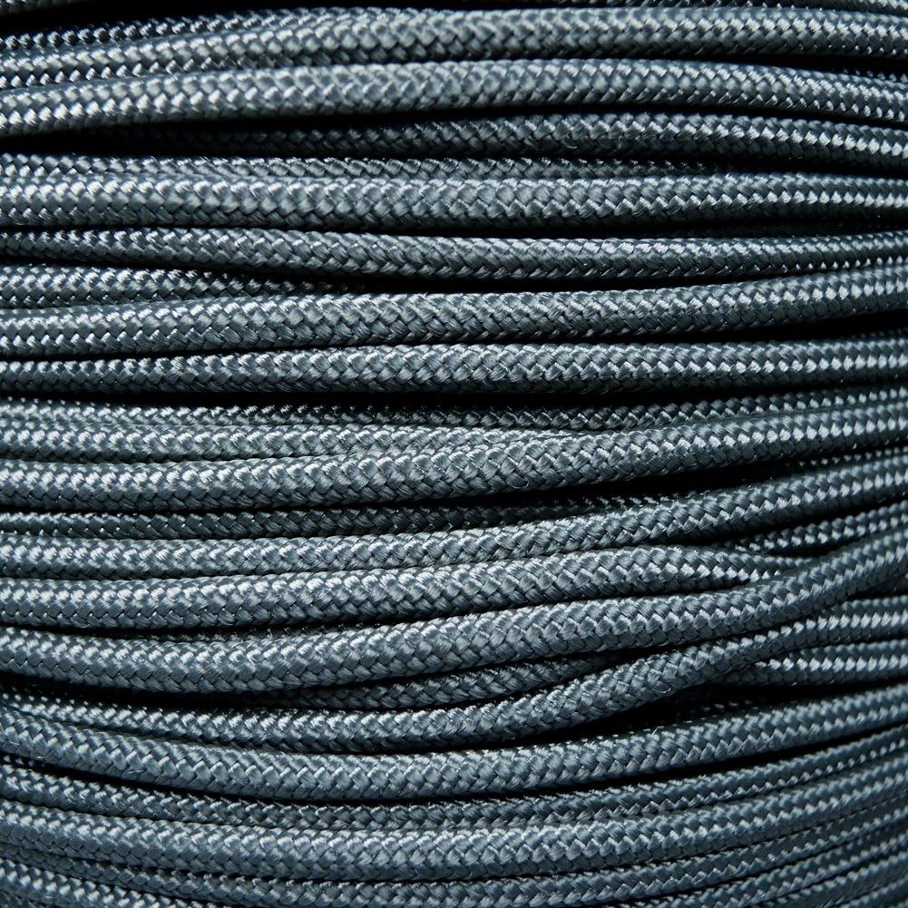 PARACORD PLANET | 275 LB Paracord Breaking Strength Tactical 5-Strand 3/32” (2.38) Thickness Parachute Cord Rope | 100 FT Hanks - Black