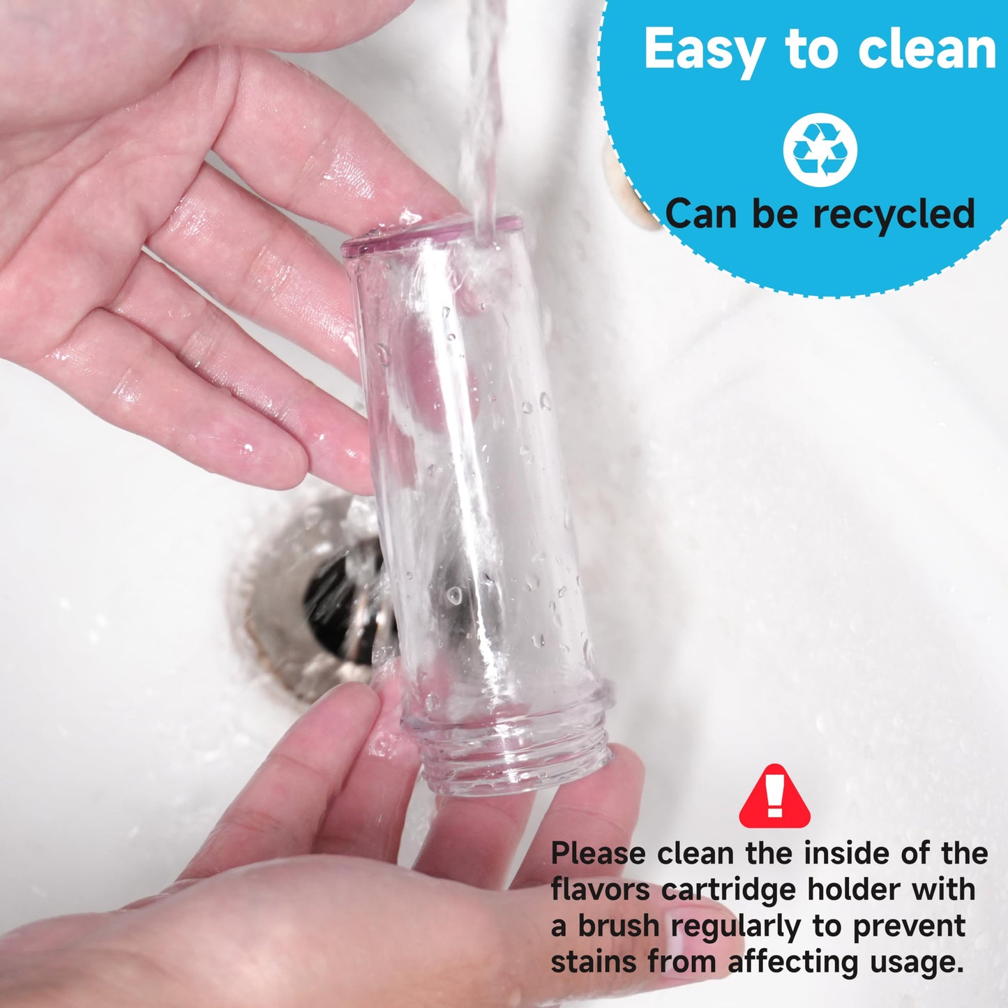 4Pcs Flavor Cartridge Holder, Compatible with Cirkul Sips, Cirkul Flavors Cartridges Replacement Storage, Cirkul Water Bottle Cartridges, BPA-Free Flavors Cartridges Holder for Cirkul Accessories