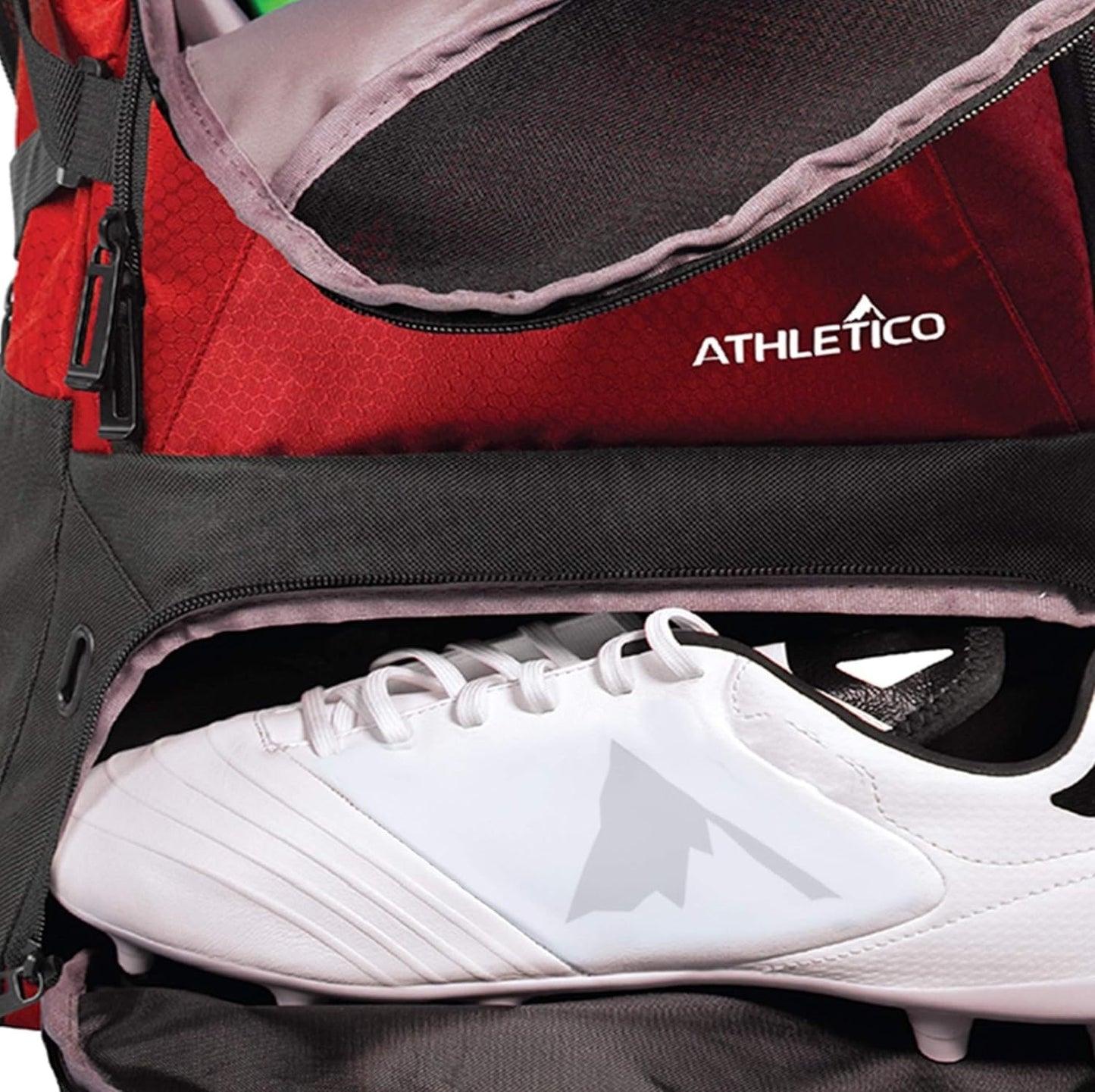 Athletico National Soccer Bag - Backpack for Soccer, Basketball & Football Includes Separate Cleat and Ball Holder
