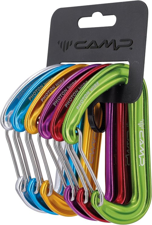 Camp Photon Wire Rack Pack - Carabiners - 6 Pieces Multi-Coloured 2018