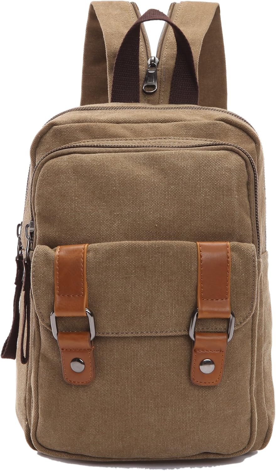 Arbag Small Cute Backpack Vintage Casual Canvas Shoulder Bag Daypack 8528bag,Grey