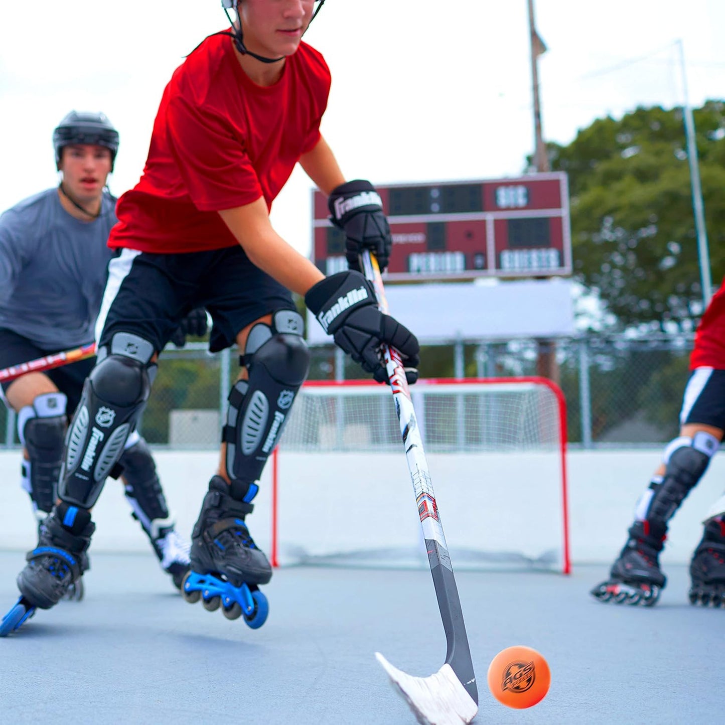 Official Size Franklin Sports NHL Street Hockey Balls | No Bounce | Assorted Colors