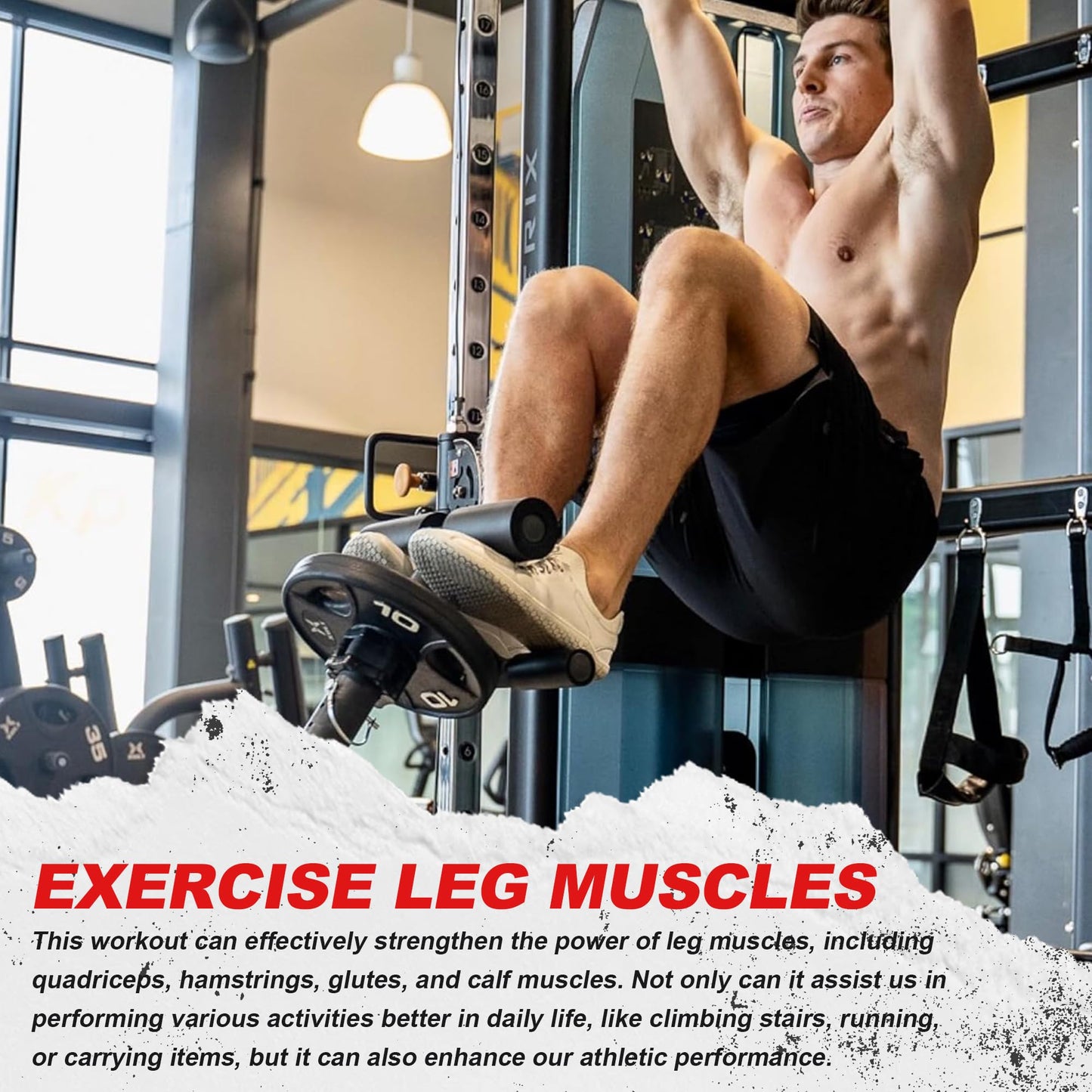 AHTAPFON Tib Bar,Tibialis Trainer, Tibia Dorsi Calf Machine Anterior Exercise Equipment for Strengthen Calves Shins Ankles Lower Leg Muscle, Fits 2" Olympic Weight Plates Home Gym Knees Over Toes