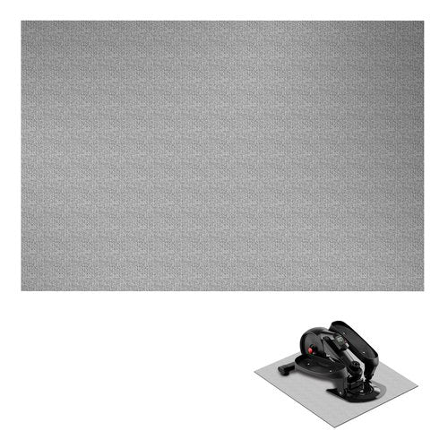 Non-Slip Workout Mat for Under Desk Ellipticals (19.7*23.6“) Ellipse Machine Exercise Non-slip Mat, Apply to Foot and Leg Pedal Exerciser for Seniors Fitness, Enhanced Stability and Floor Protection