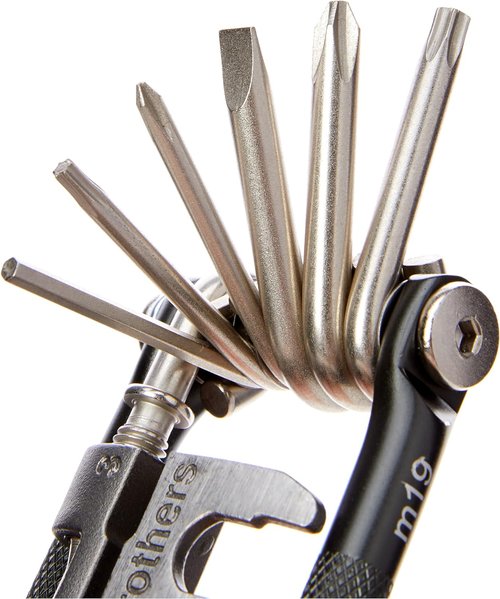 Crankbrothers M19 Multi Tool - Compact Bicycle Repair Tool in Matte Black