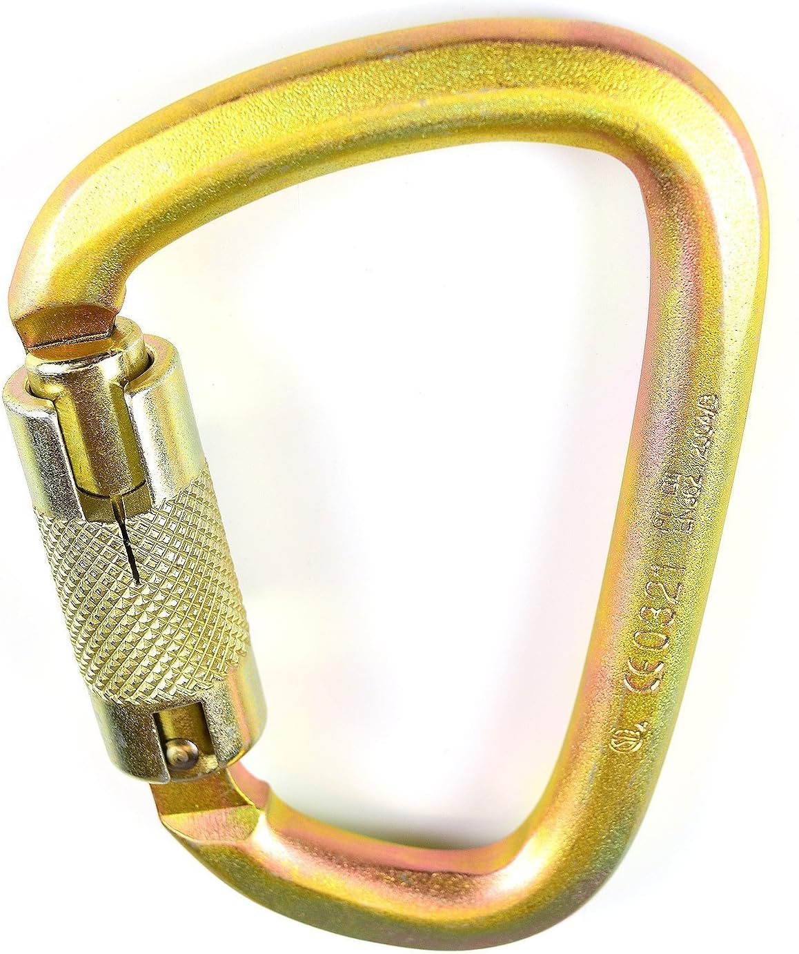 S01813-S Steel Carabiner 50kn (11,200 lb) Rated, Twist Auto Lock, ANSI Certified (Qty: 1)