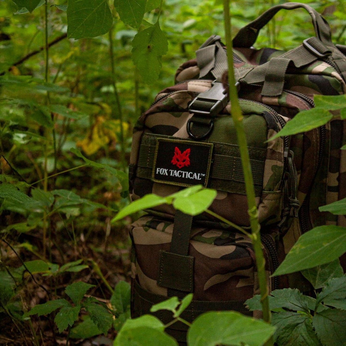 Fox Outdoor Products Medium Transport Pack | 29L Tactical Backpack with Organizer Pockets, MOLLE Webbing & Hydration Sleeve, Coyote