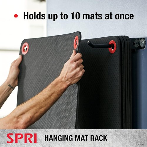Commercial Grade SPRI Hanging Exercise & Yoga Mat for Group Fitness Classes