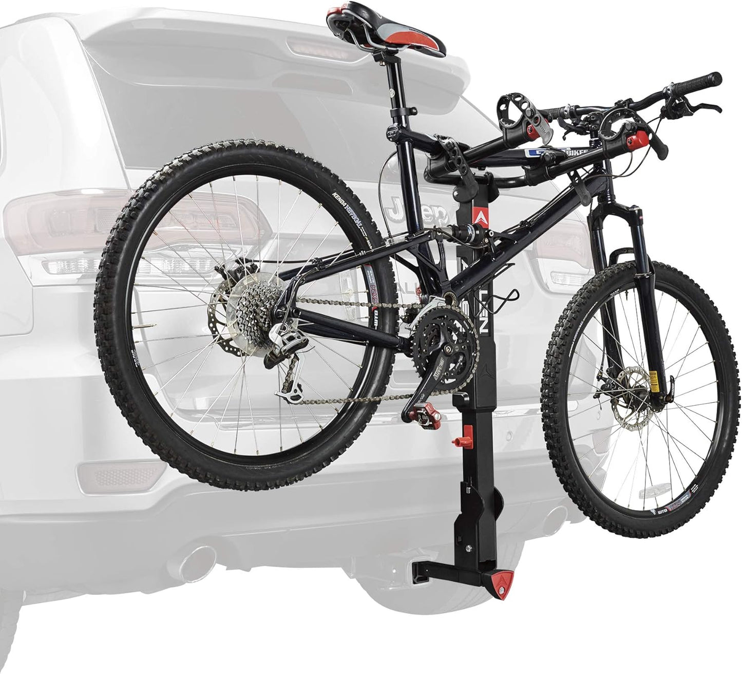 Allen Sports Deluxe 2-Bike Hitch Mount Rack - Heavy-Duty Silver/Black (Model 522RR)