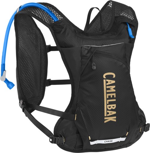 CamelBak Chase Race 4 Hydration Vest- For Gravel, Mountain, Bikepacking and Endurace Cycling- 1.5L Reservoir, Black