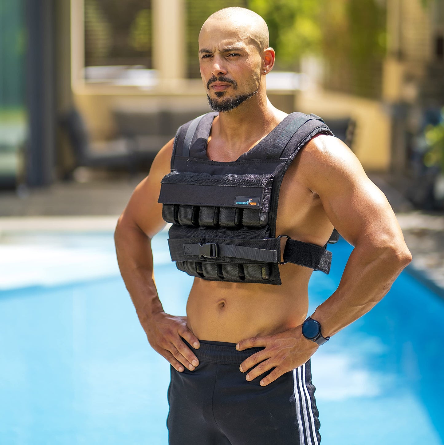 Weighted Vest 6lb, 10lb, 12lb, 25lb, 35lb, 45lb, 60lb Removable Iron Weights for Men and Women Workout for Calisthenics and Fitness Sport Training (Black, 60 LB)