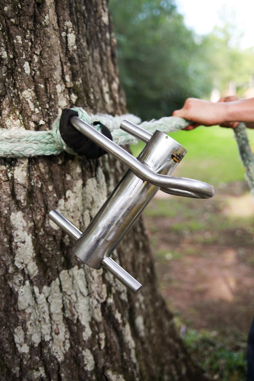 Notch Medium Portawrap Compact Stainless-Steel Rope Friction Device, Arborist Designed for Lines up to 5/8" to Lower Heavy Wood in Controlled Manner, WLL: 2,000 lbs. (POWMSS)