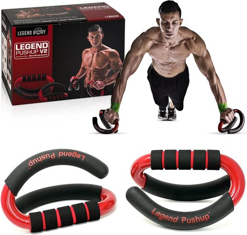 Legend Pushup Bars – Advanced Wrist-Friendly Push-Up Handles for Muscle Growth & Faster Results