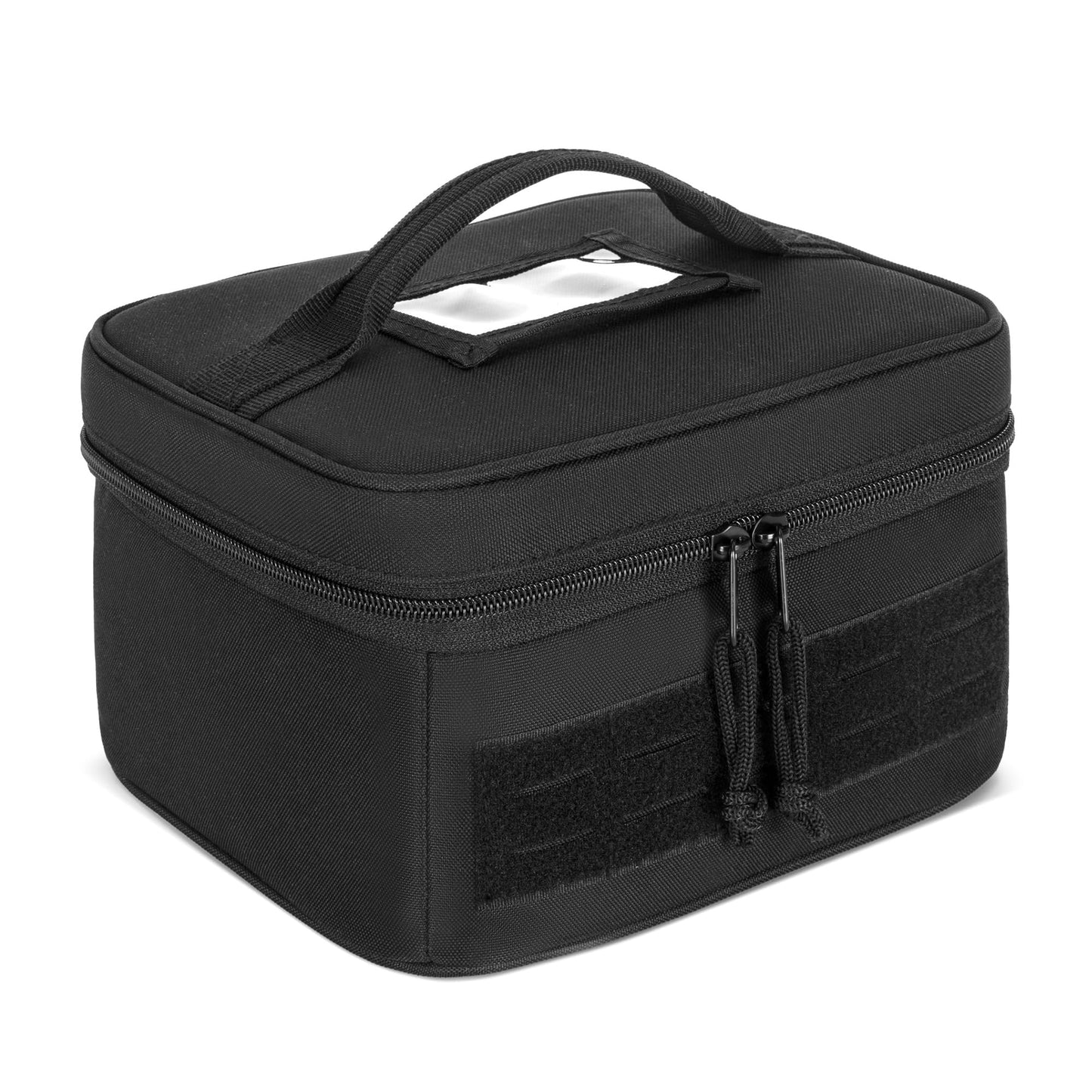 GOBUROS Shooting Earmuffs and Glasses Carrying Case, Soft Protective Carrying Storage Case for Earmuff and Shooting Glasses, Universal Earmuff Case for Hunting Shooting, Only Bag