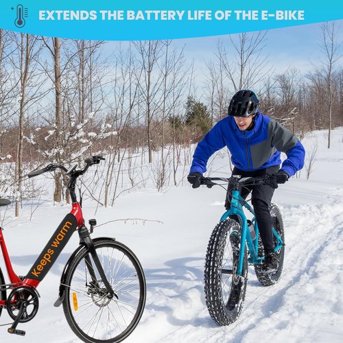 Besudo E-Bike Battery Protective Cover - 30-38cm Circumference, Protection for E-Bike Batteries