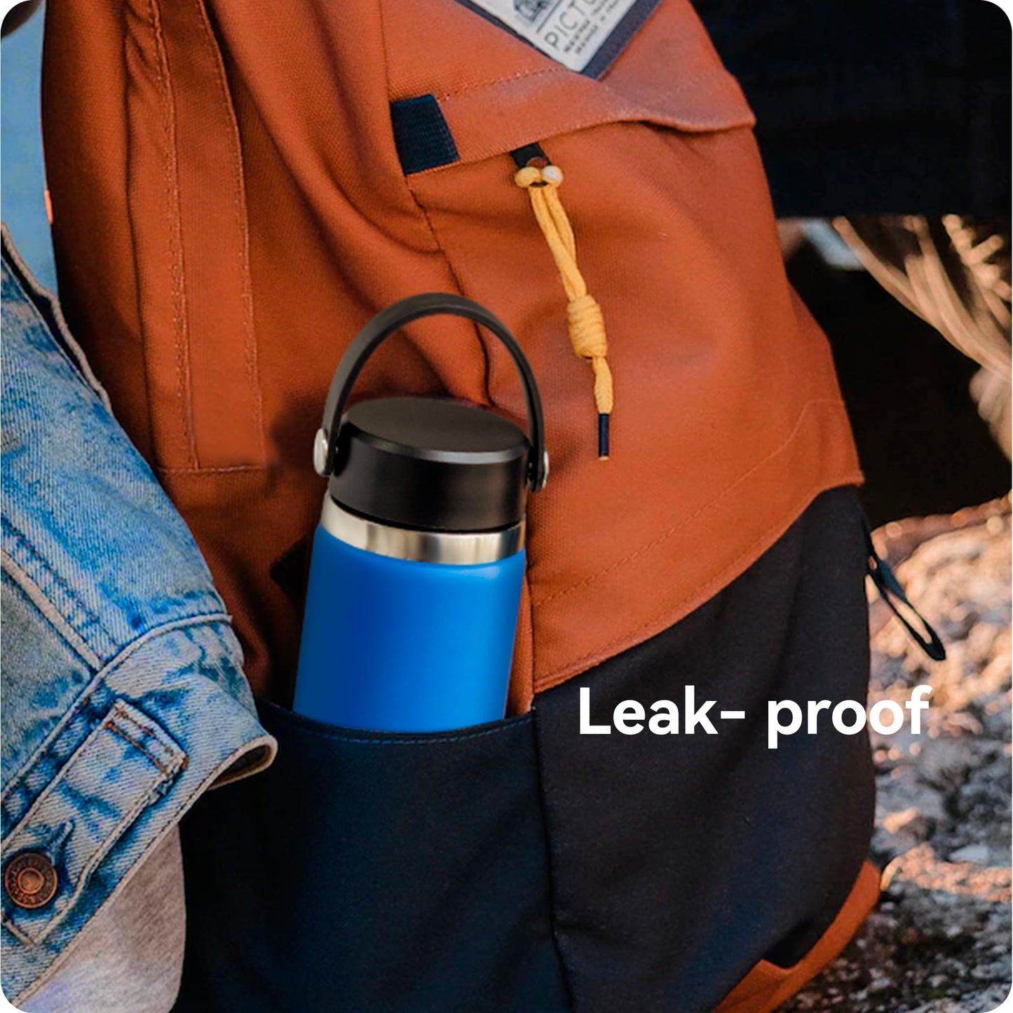 Prurex Lid for Hydro Flask12 16 18 20 32 40 64oz Wide Mouth Bottle, Replacement lid for Thermoflask,Iron Flask,Takeya and More 2.28" Wide Mouth Bottles (1 Pack