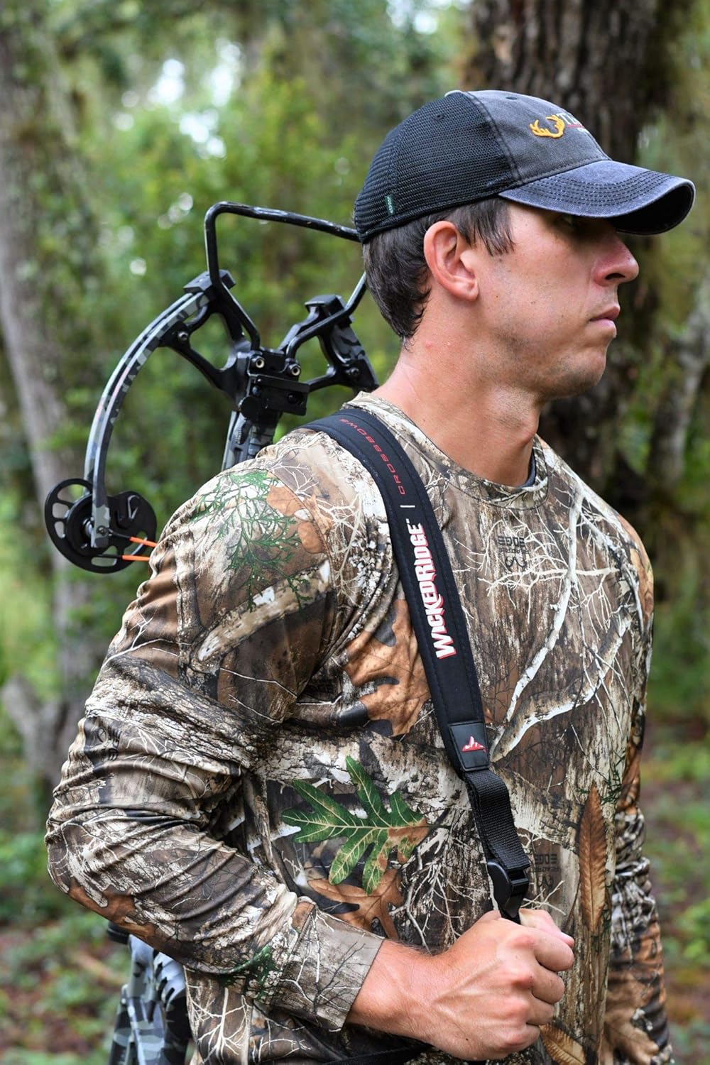 Wicked Ridge Neoprene Crossbow Sling - Adjustable 1.25” Shoulder Strap with Thumb Loop