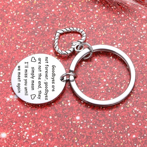 ZQEOU Bereavement Keepsakes Gift Grandma Memorial Gifts For Loss Of Husband Jewelry Sympathy Gifts For In Memory Of Loved One Keychain Loss Of Mother Father Gift Memorial Day Gift