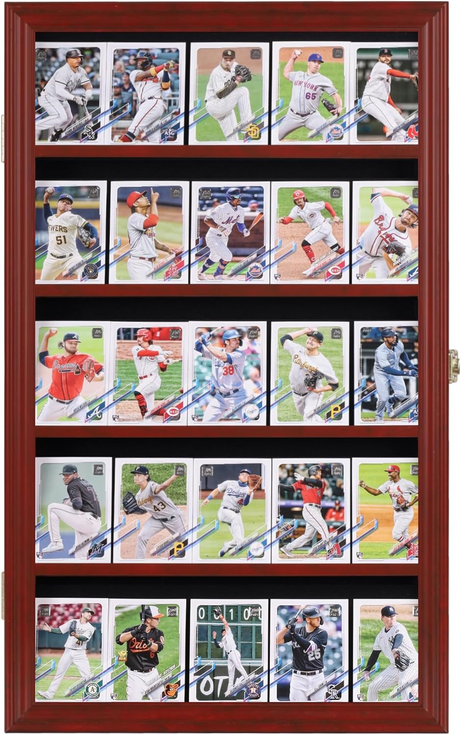 20 Hockey Puck Display Case Cabinet Holder Wall Rack Shadow Box 98% UV Protection, CC01