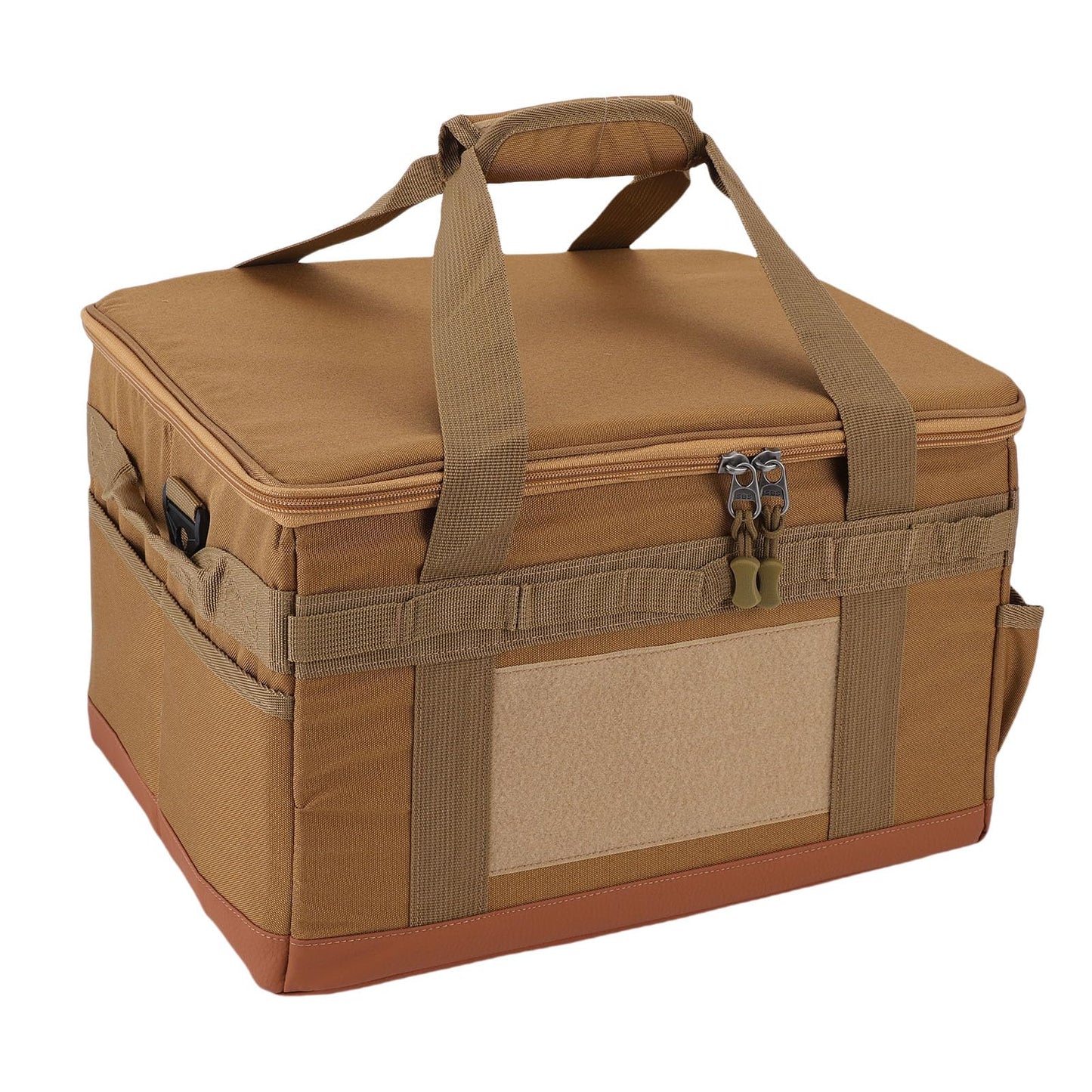 Fockety Camping Storage Bag, Large Capacity 30L BBQ and Picnic Bag Organizer with Handles, Hard Design Trunk Organizer Multipurpose Tactical Bags