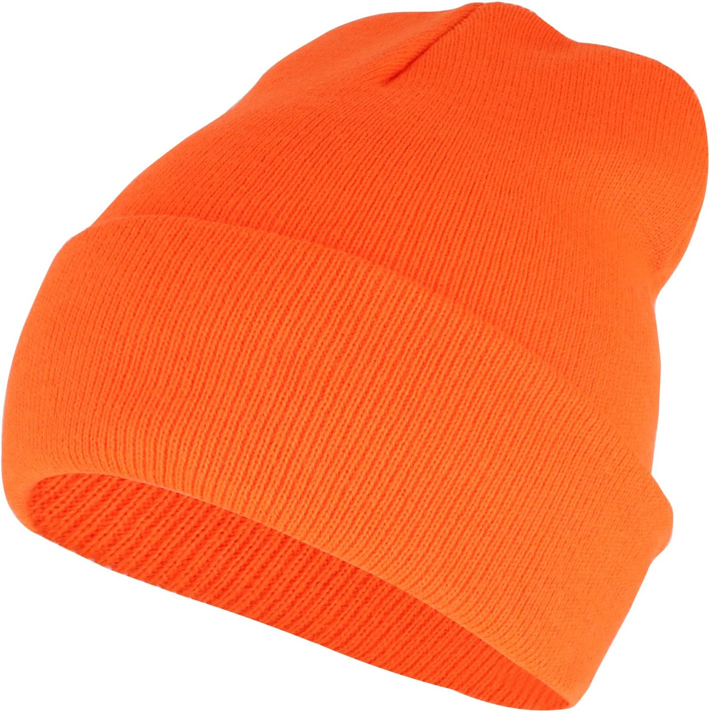 Armycrew High Visibility Neon Color Cuff Long Winter Beanie Hat