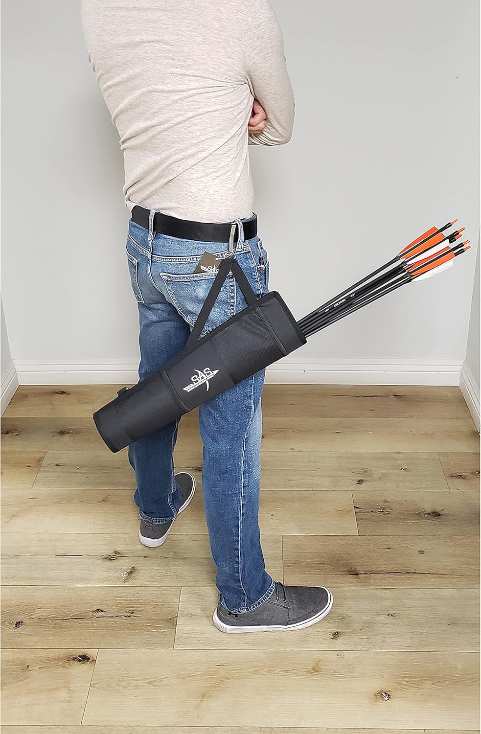 SAS Archery Side Tube Quiver with Belt Clip