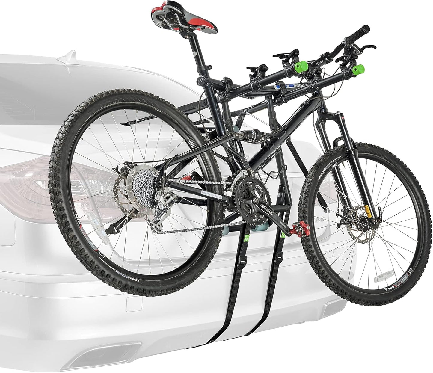 Allen Sports Deluxe 2-Bike Trunk Mount Rack, Model 102DN-R, Black