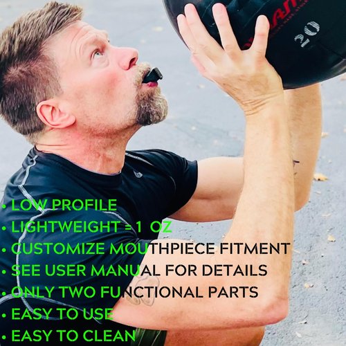 Maximus Fitness Accelerator | Lightweight 1oz Breathing Exercise Device for Improving Fitness & Strength | Designed for Use During Exercise | Trusted by Top Athletes