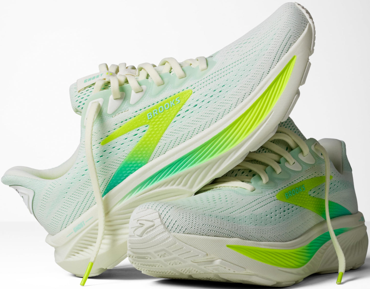 Brooks Women's Ghost 17 Trainers, Bluewash Nightlife Yucca, 7 US